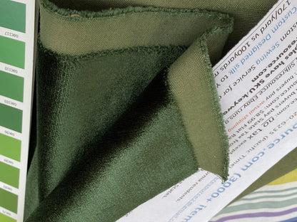 King's Silk Velvet Deep Emerald Green Heavy Duty! Highest Quality MSRP USD 700+/Y