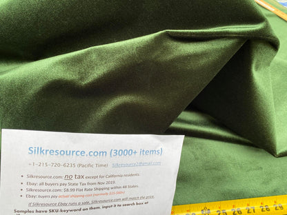 King's Silk Velvet Deep Emerald Green Heavy Duty! Highest Quality MSRP USD 700+/Y