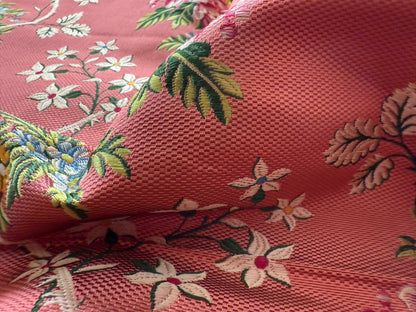 9 Berkbox39 Tassinari &amp; Chatel Scalamandre La Favorite Ponceau Red Silk Brocade MSRP USD 2180/yard (Copy)