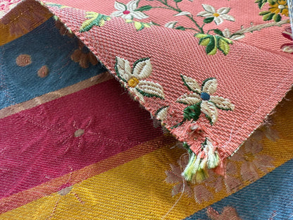9 Berkbox39 Tassinari &amp; Chatel Scalamandre La Favorite Ponceau Red Silk Brocade MSRP USD 2180/yard (Copy)