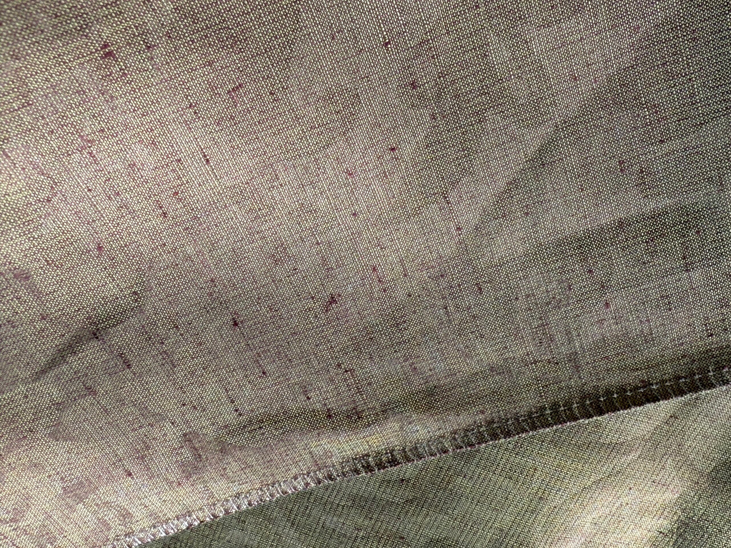 14 Berkbox39 Scalamandre Silk linen damask Alexandrine Gold Plum Red