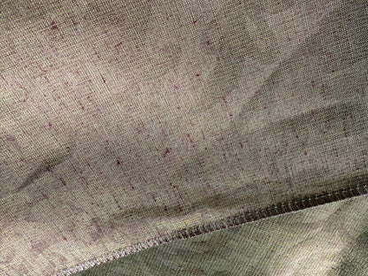 14 Berkbox39 Scalamandre Silk linen damask Alexandrine Gold Plum Red