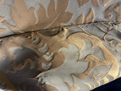 13 Berkbox39 Scalamandre Loggia Blue Silk Damask 30x27"