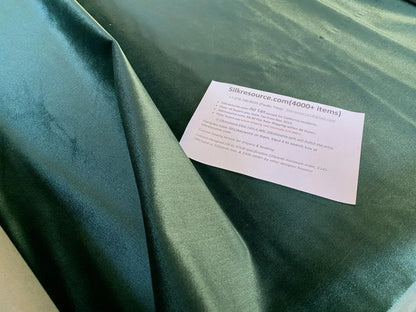 King's Silk Velvet Deep Emerald Green Heavy Duty! Highest Quality MSRP USD 700+/Y