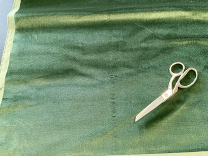 King's Silk Velvet Deep Emerald Green Heavy Duty! Highest Quality MSRP USD 700+/Y