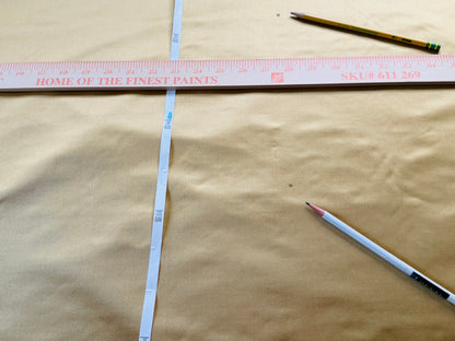 1.1 yards Brunschwig &amp; Fils Georges Satin Silk "honey" Gold MSRP USD 470/y Minor issue