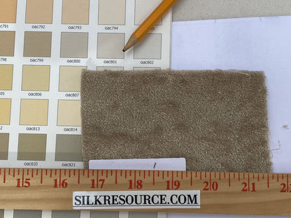 Mohair &amp; Silk Velvet Seaweed Texture In Sandstone Heavy Duty