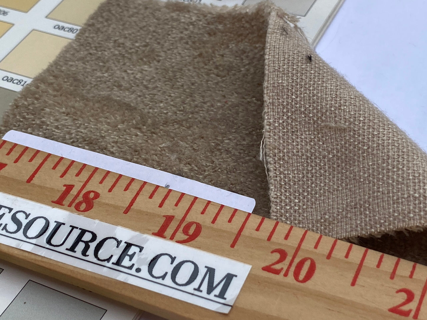 Mohair &amp; Silk Velvet Seaweed Texture In Sandstone Heavy Duty