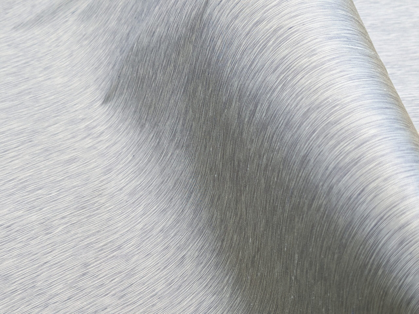 Scalamandre Diffusion Taffeta Slate Grey Iridescent Silk Taffeta Texture MSRP USD294/y