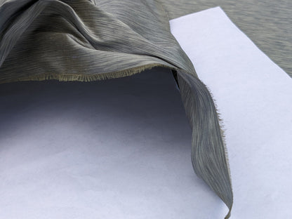 Scalamandre Diffusion Taffeta Slate Grey Iridescent Silk Taffeta Texture MSRP USD294/y