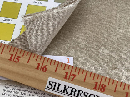 King's Silk Velvet Cream Buttery White Radiance Highest Quality Heavy 39,000+ martindale MSRP USD 728/Yard