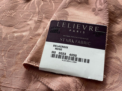 Scalamandre Delacroix Rose Viscose Damask Historic MSRP USD 596/y