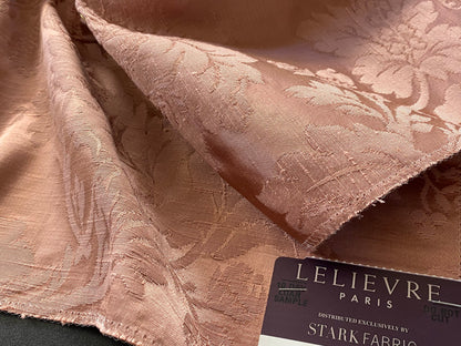 Scalamandre Delacroix Rose Viscose Damask Historic MSRP USD 596/y