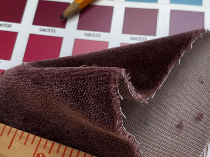 King's Silk Velvet Plum Deep Red Purple Radiance Highest Quality Heavy 39,000+ martindale MSRP USD 728/Yard