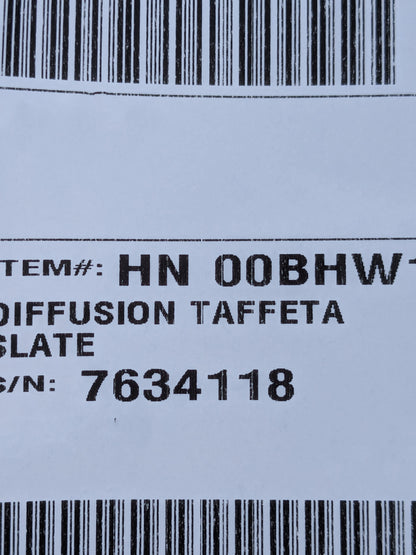 Scalamandre Diffusion Taffeta Slate Grey Iridescent Silk Taffeta Texture MSRP USD294/y