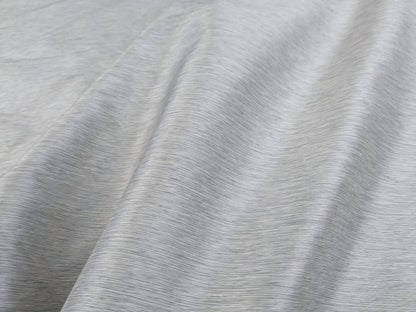 Scalamandre Diffusion Taffeta Platinum Silver Grey Iridescent Silk Taffeta Texture MSRP USD294/y