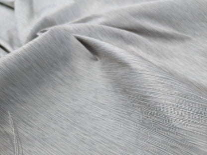 Scalamandre Diffusion Taffeta Platinum Silver Grey Iridescent Silk Taffeta Texture MSRP USD294/y