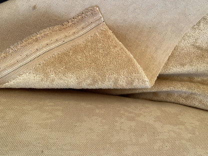 Highest Quality Mohair &amp; Silk Velvet Seaweed Texture Warm Honey Silver Heavy Duty MSRP USD 1000+/Y