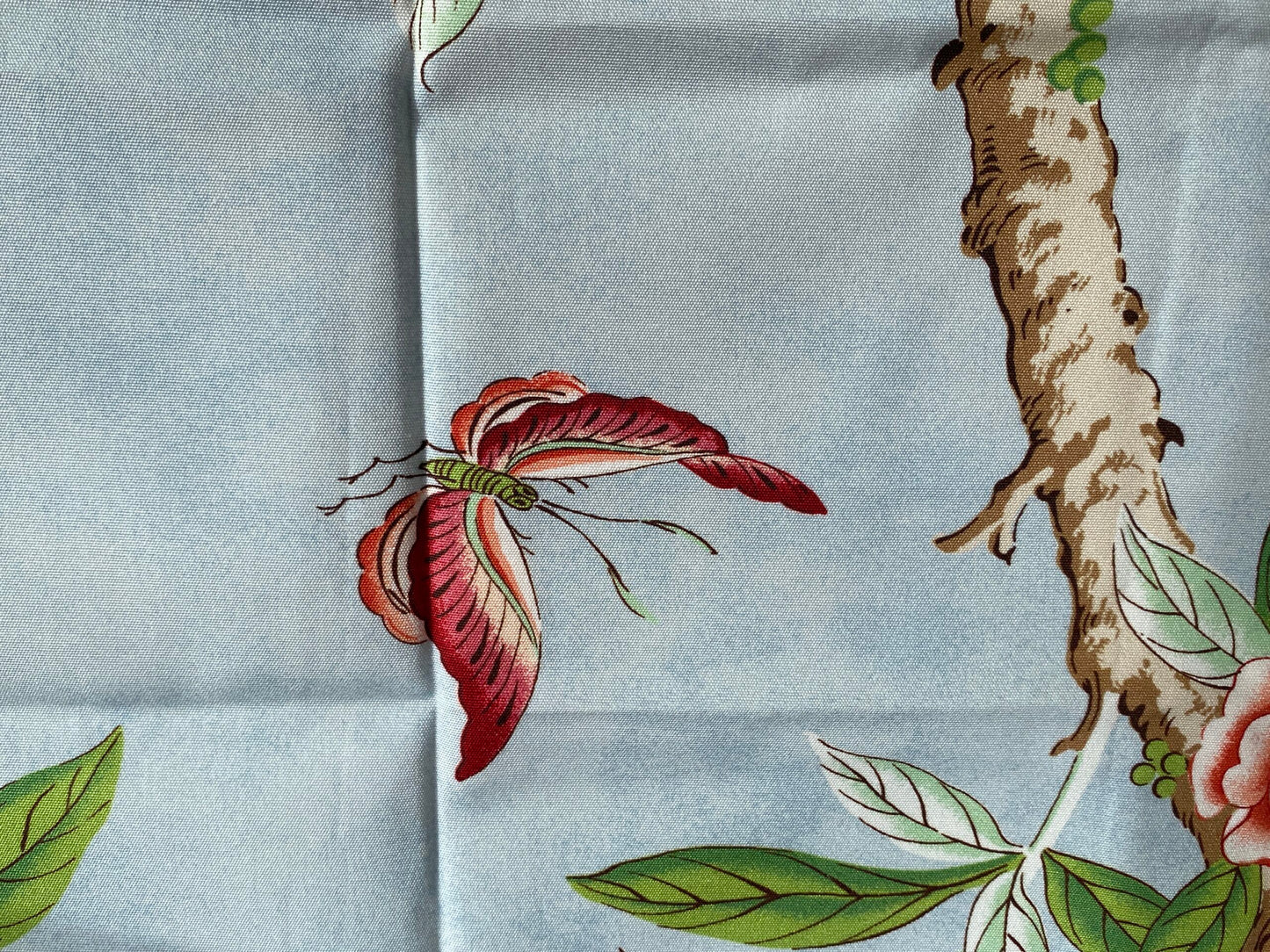 Brunschwig &amp; Fils  Kanchou Cotton Print Wave Cotton Blue MSRP USD596/y