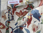 Brunschwig &amp; Fils  Horseshoe Bay Red Blue on White linen Print MSRP USD328/y