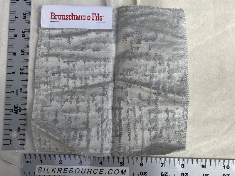 Brunschwig &amp; Fils  Ranier Silver Solid Texture MSRP USD296/y