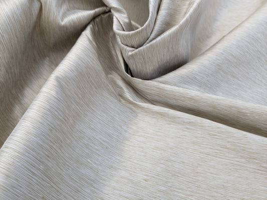 Scalamandre Diffusion Taffeta Wheat Beige Iridescent Silk Taffeta Texture MSRP USD294/y