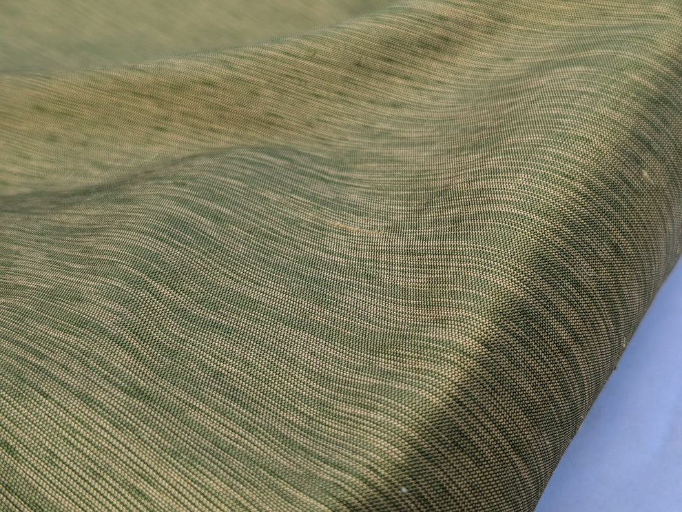 Scalamandre  Hinson  Diffusion Taffeta Olive Green Iridescent Silk Taffeta Texture MSRP USD294/y