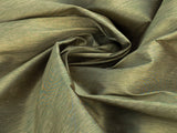 Scalamandre  Hinson  Diffusion Taffeta Olive Green Iridescent Silk Taffeta Texture MSRP USD294/y