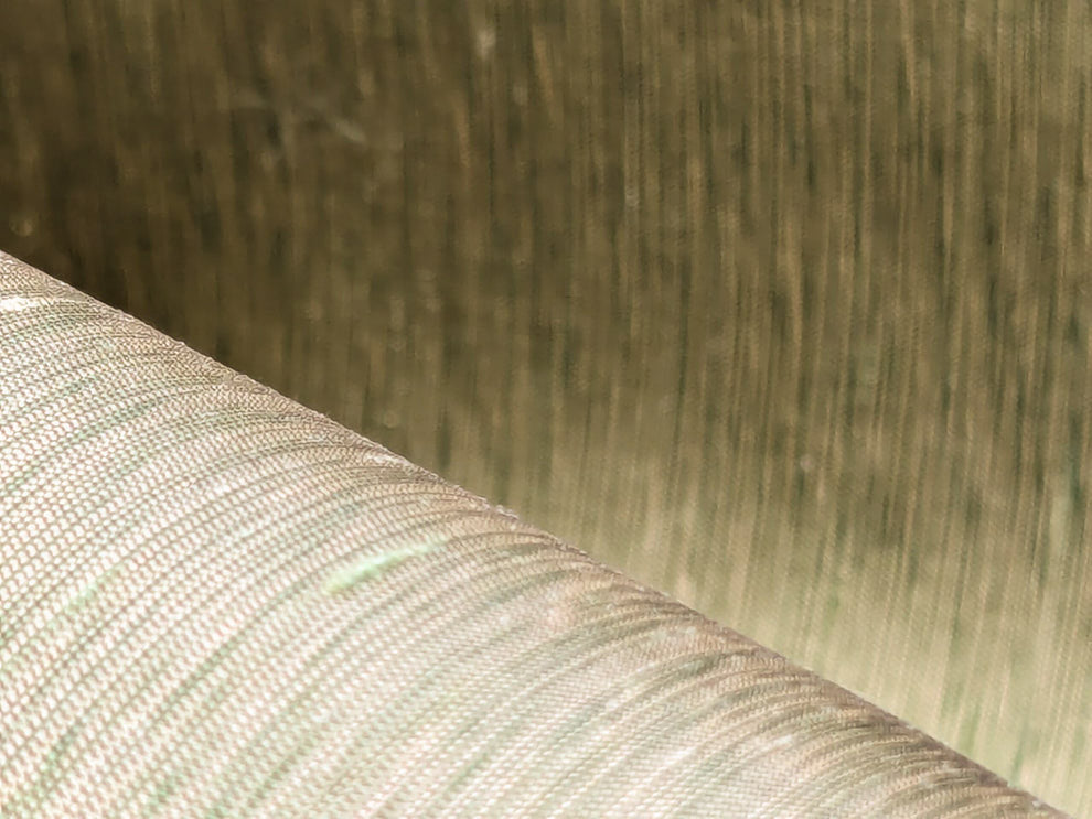Scalamandre  Hinson  Diffusion Taffeta Olive Green Iridescent Silk Taffeta Texture MSRP USD294/y