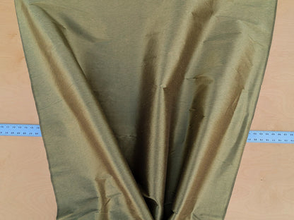 Scalamandre  Hinson  Diffusion Taffeta Olive Green Iridescent Silk Taffeta Texture MSRP USD294/y