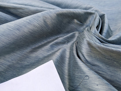 Scalamandre Diffusion Taffeta Ice Blue Iridescent Silk Taffeta Texture MSRP USD294/y