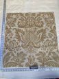 18 Berkbox70 Scalamandre Damask Art deco Antique Gold Print Square