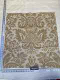 18 Berkbox70 Scalamandre Damask Art deco Antique Gold Print Square
