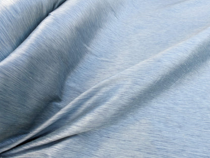 Scalamandre Diffusion Taffeta Ice Blue Iridescent Silk Taffeta Texture MSRP USD294/y