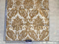 26 Berkbox70 Scalamandre Damask Print Gold and Beige Square 25 x 25 inches