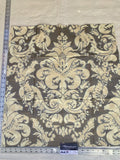 32 Berkbox70 Scalamandre Damask Gray Beige Stripe Square 26 x 24 inches