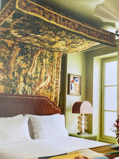 Stark Ilebo Silver 9x10'5" Aubusson Flemish Tapestry Wool Sea Ocean Port Figures Huge! MSRP USD 15000+