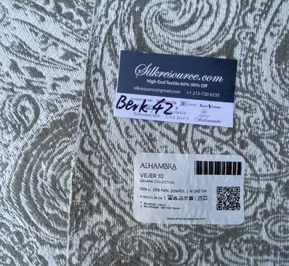 20 Berkbox42 Scalamandre Squares 27x27" "vejer 10"