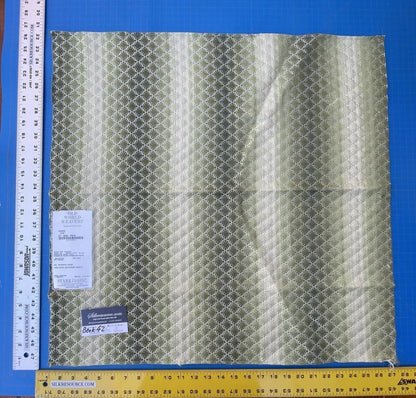 24 Berkbox42 Scalamandre Squares 27x27" "pisana" Leaf