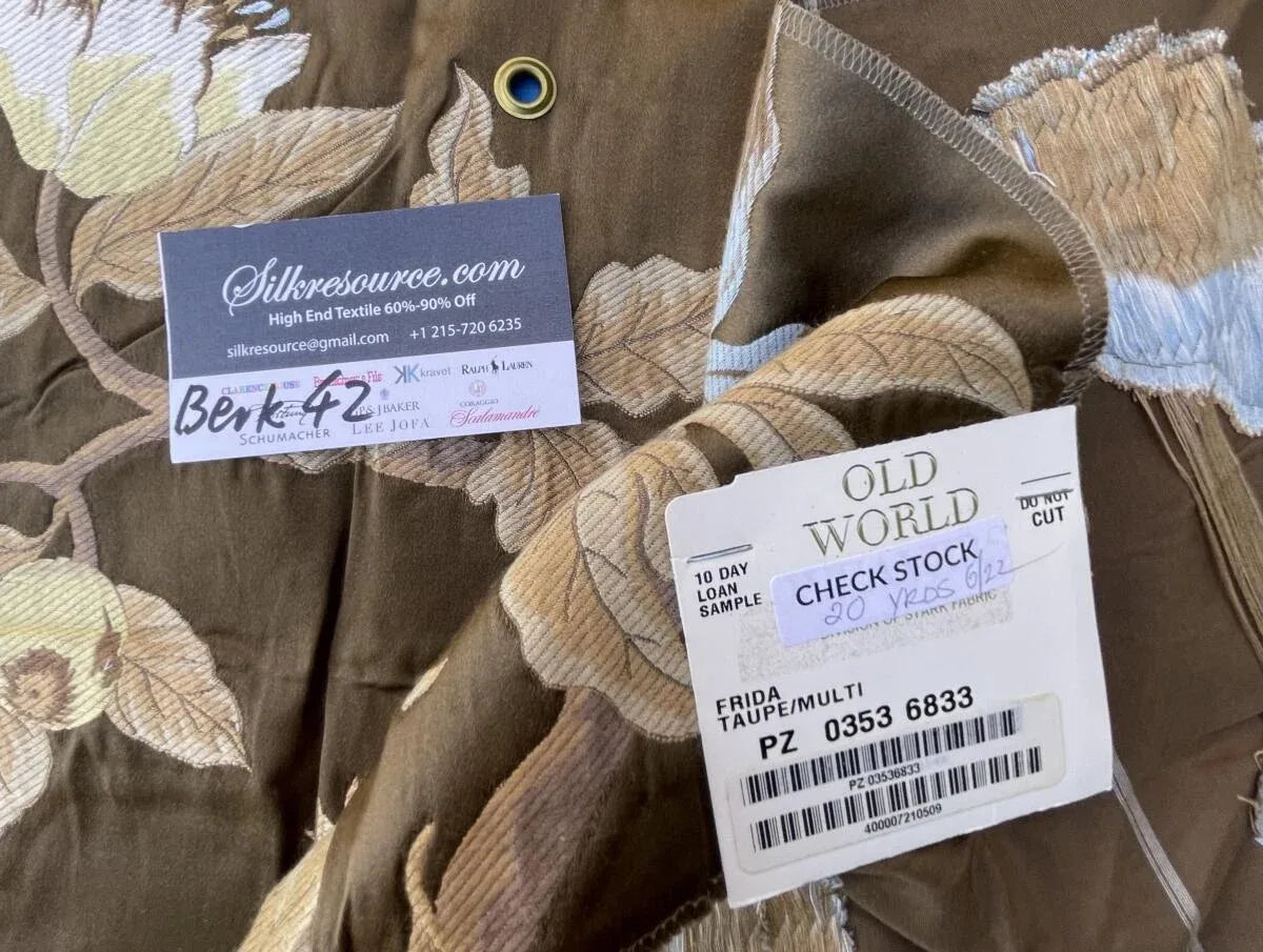 31 Berkbox42 Scalamandre Squares 27x27" "frida" Vibrant Mexican Floral & Fruits Old World Weavers Flower Lampas MSRP USD 546/y"