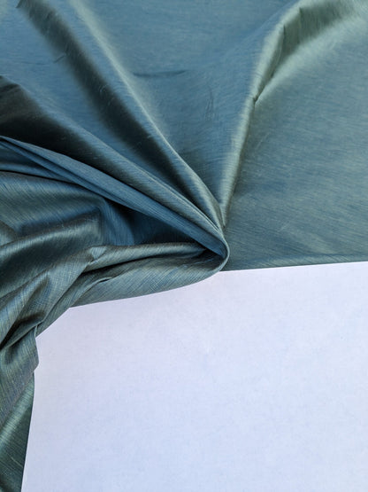 Scalamandre Diffusion Taffeta Teal Blue Silk Solid Texture MSRP USD294/y