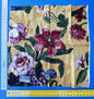 41 Berkbox42 Scalamandre Squares 27x27" Multicolored Floral Print