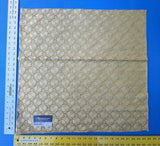 42 Berkbox42 Scalamandre Squares 27x27" Gold Silk Damask Reversible, Floral Historical Tassinari & Chatel