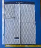 50 Berkbox42 Scalamandre Squares 27x37" "bolonia" Taupe/grey And Cream, Reversible Heart Pattern