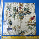 57 Berkbox42 Scalamandre Squares 27x27" "plaisirs De La Chine" 100% Cotton
