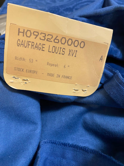 2F Scalamandre Lelievre 2.4YDSx51" GAUFRAGE LOUIS XVI velvet Square MSRP$600+/YD