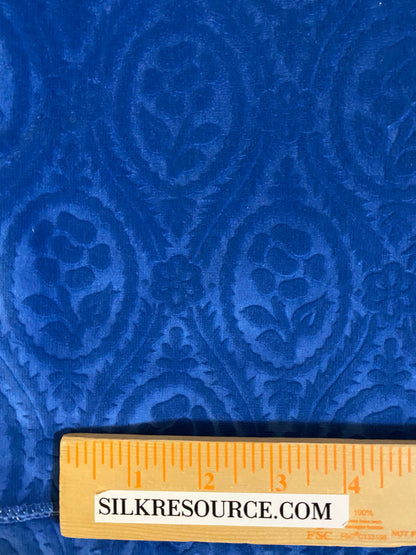 2F Scalamandre Lelievre 2.4YDSx51" GAUFRAGE LOUIS XVI velvet Square MSRP$600+/YD