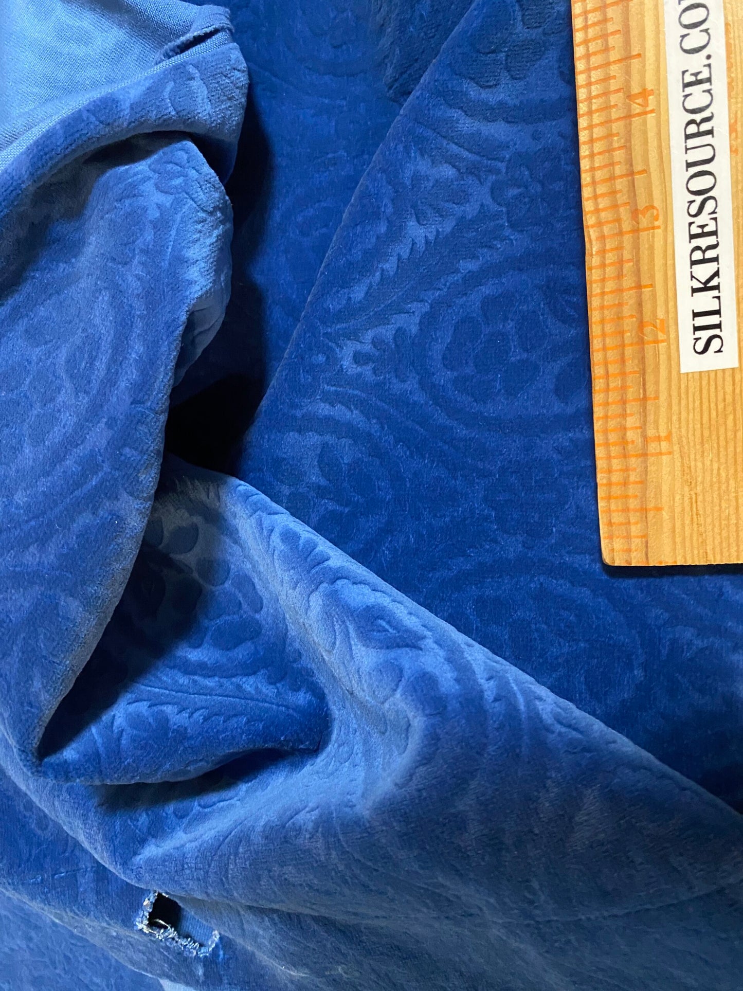 2F Scalamandre Lelievre 2.4YDSx51" GAUFRAGE LOUIS XVI velvet Square MSRP$600+/YD