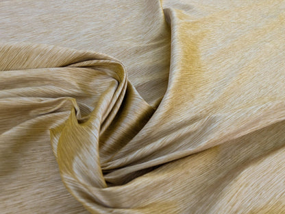 Scalamandre  Hinson  Diffusion Taffeta Gold Silk Solid Texture MSRP USD294/y