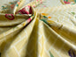 Clarence House la Belle Saison Print Cotton Yellow Mustard Botany Lotus Jasmine Iris Peony Lily Kazumi Asian Botanic Study 30 Screens! - By Vertical Repeats
